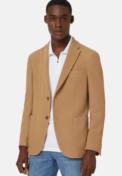 Textured Wool Jersey Jacket|Boggi Milano Cheap