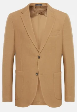 Textured Wool Jersey Jacket|Boggi Milano Cheap