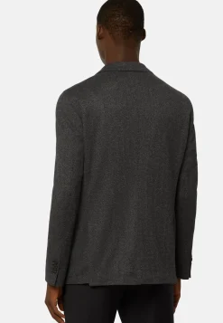 Herringbone Jersey Blazer Style Bari|Boggi Milano New