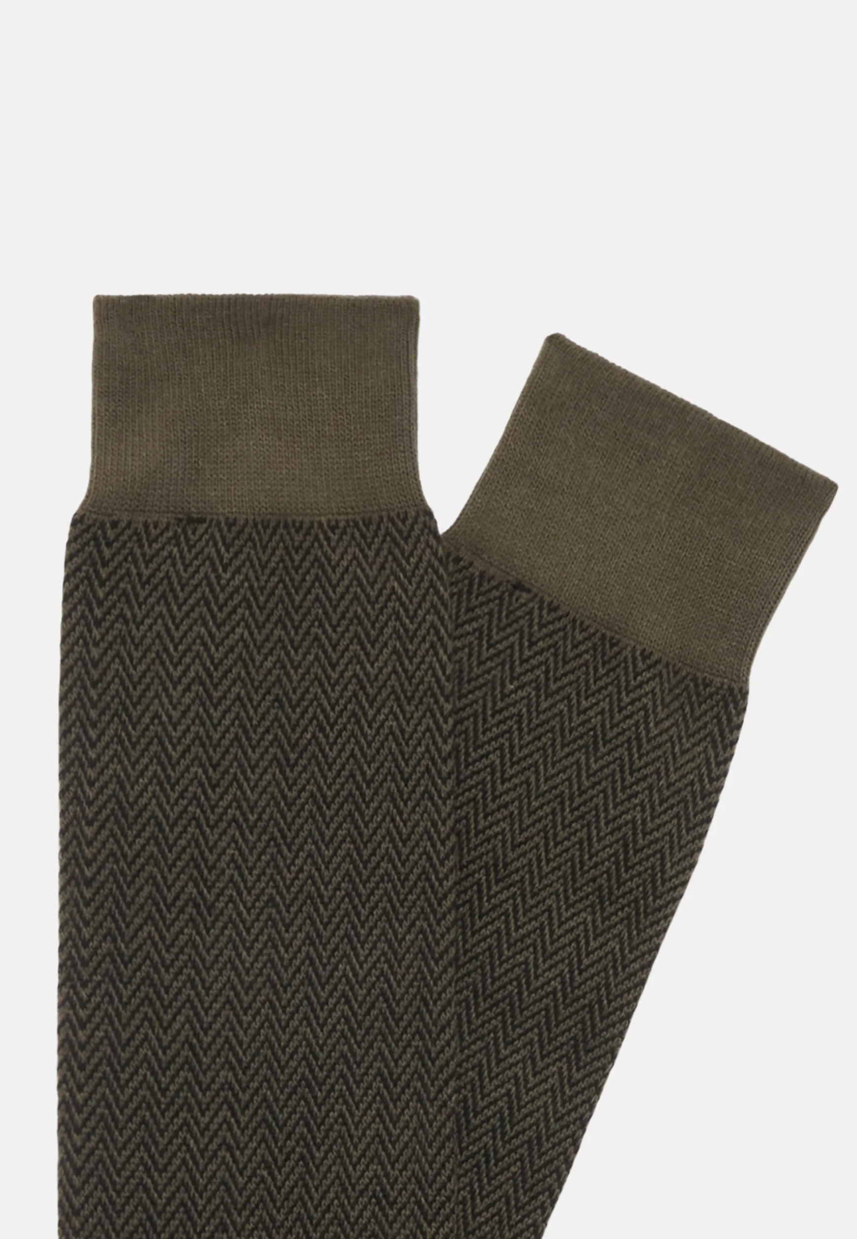 Herringbone pattern Socks in Organic Cotton|Boggi Milano Flash Sale