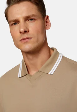 High-Performance Fabric Polo Shirt|Boggi Milano Cheap