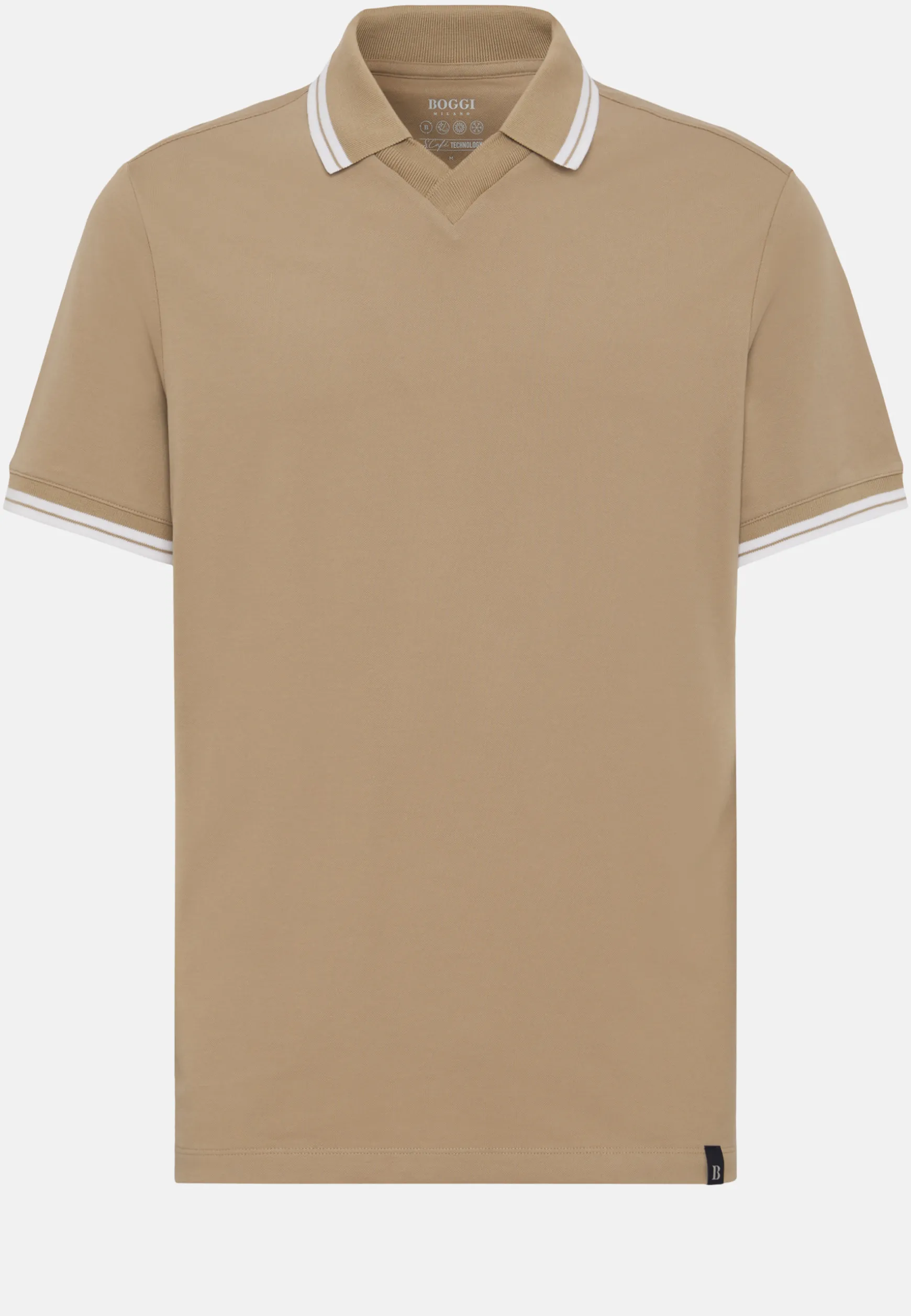 High-Performance Fabric Polo Shirt|Boggi Milano Cheap