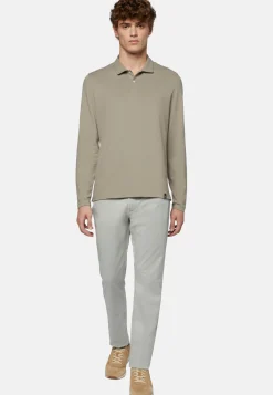 High-Performance Piqu&eacute; Polo Shirt|Boggi Milano Best Sale