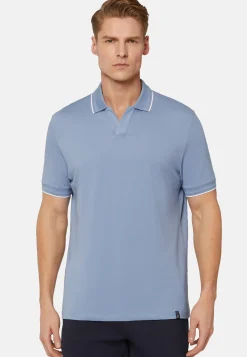 High-Performance Piqu&eacute; Polo Shirt|Boggi Milano Clearance