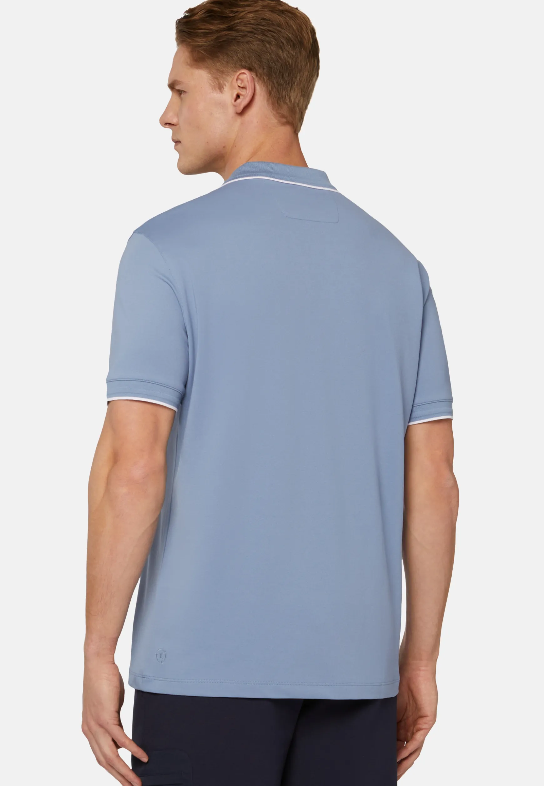 High-Performance Piqué Polo Shirt|Boggi Milano Clearance
