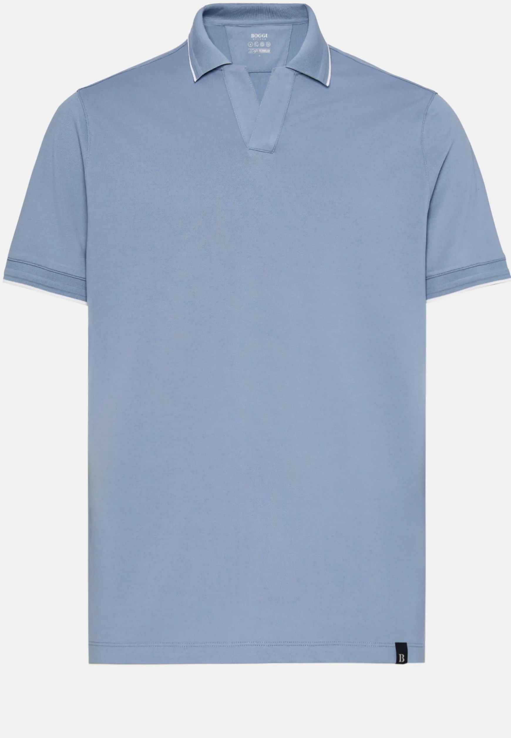 High-Performance Piqué Polo Shirt|Boggi Milano Clearance