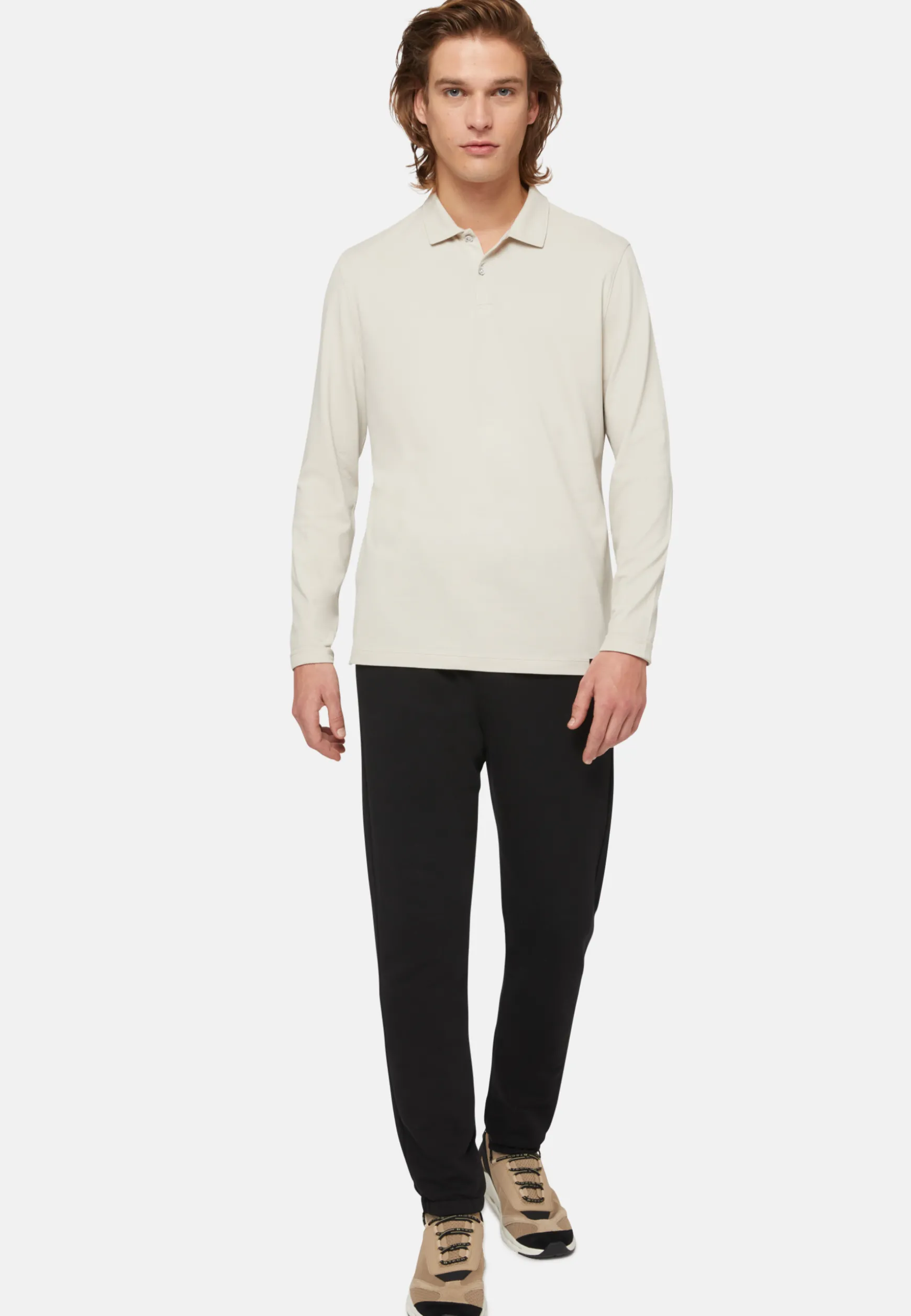 High-Performance Piqué Polo Shirt|Boggi Milano Discount