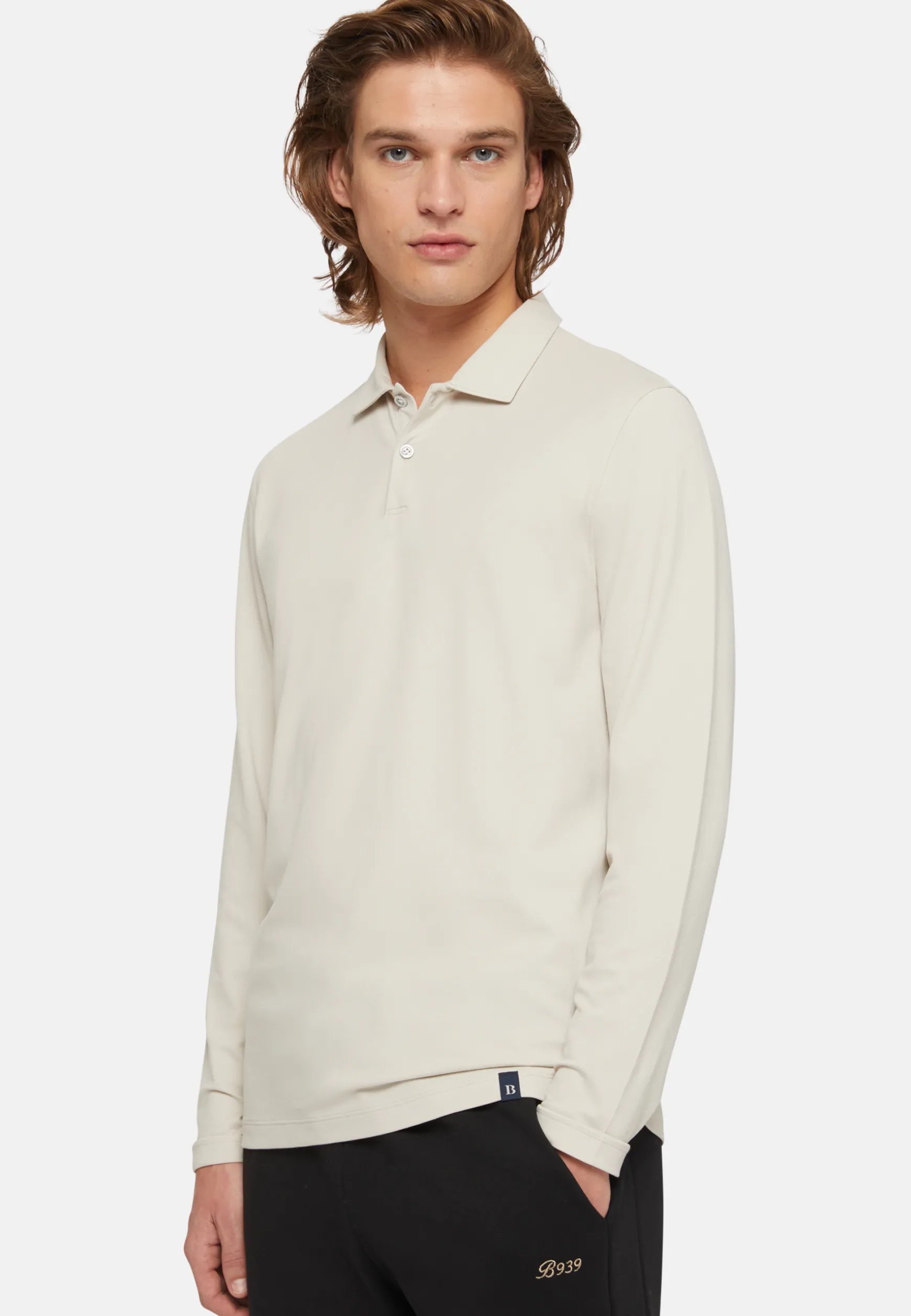 High-Performance Piqué Polo Shirt|Boggi Milano Discount
