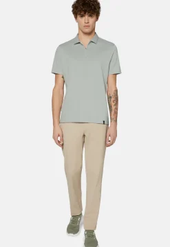 High-Performance Piqué Polo Shirt|Boggi Milano Sale