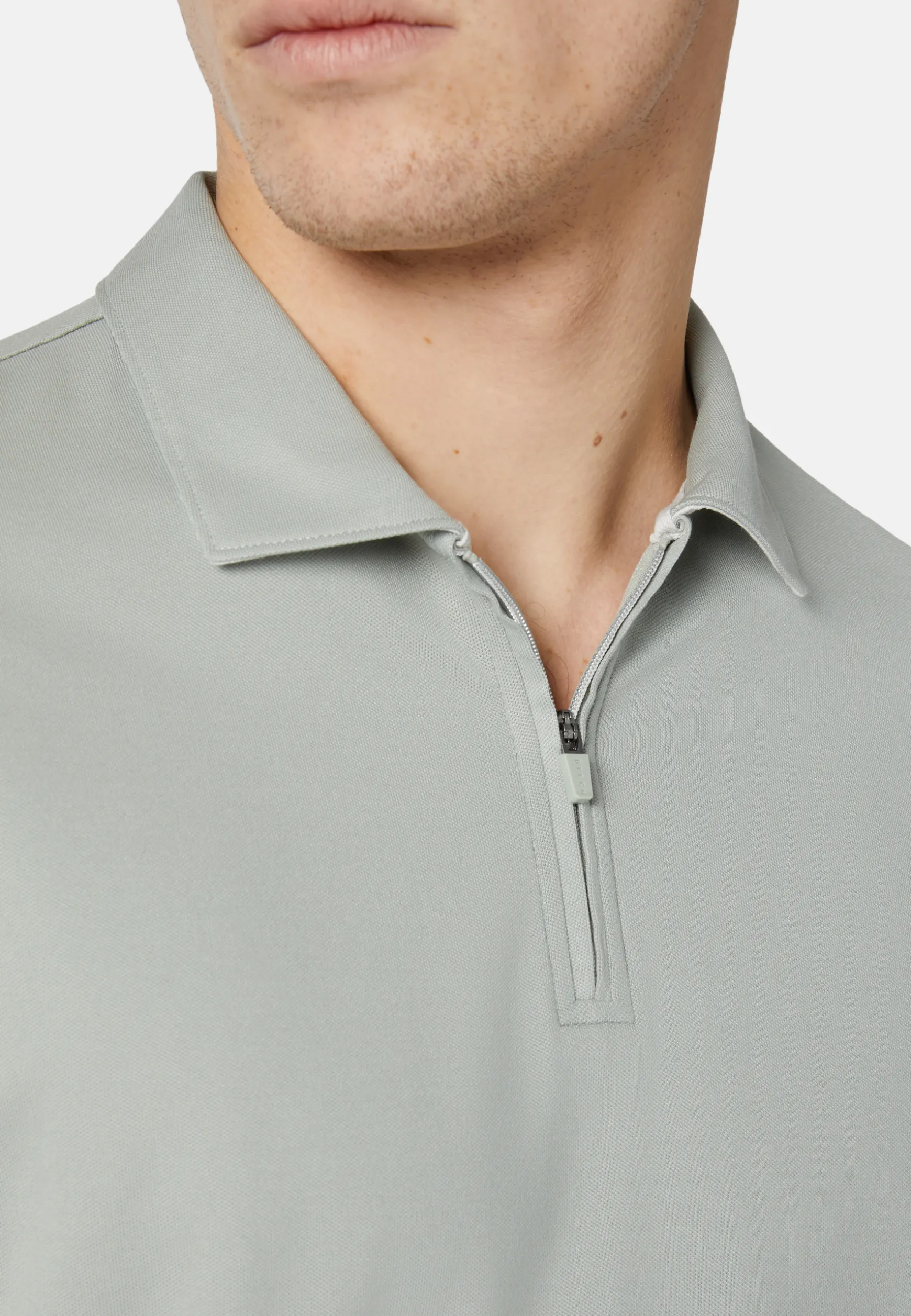 High-Performance Piqué Polo Shirt|Boggi Milano Sale
