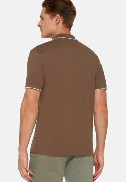 High-Performance Piqué Polo Shirt|Boggi Milano Outlet