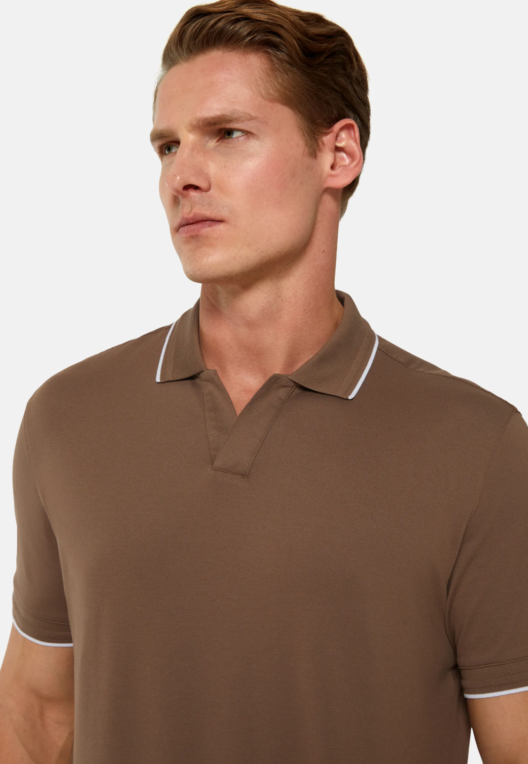 High-Performance Piqué Polo Shirt|Boggi Milano Outlet