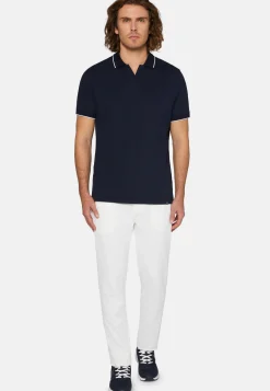 High-Performance Piqu&eacute; Polo Shirt|Boggi Milano Hot
