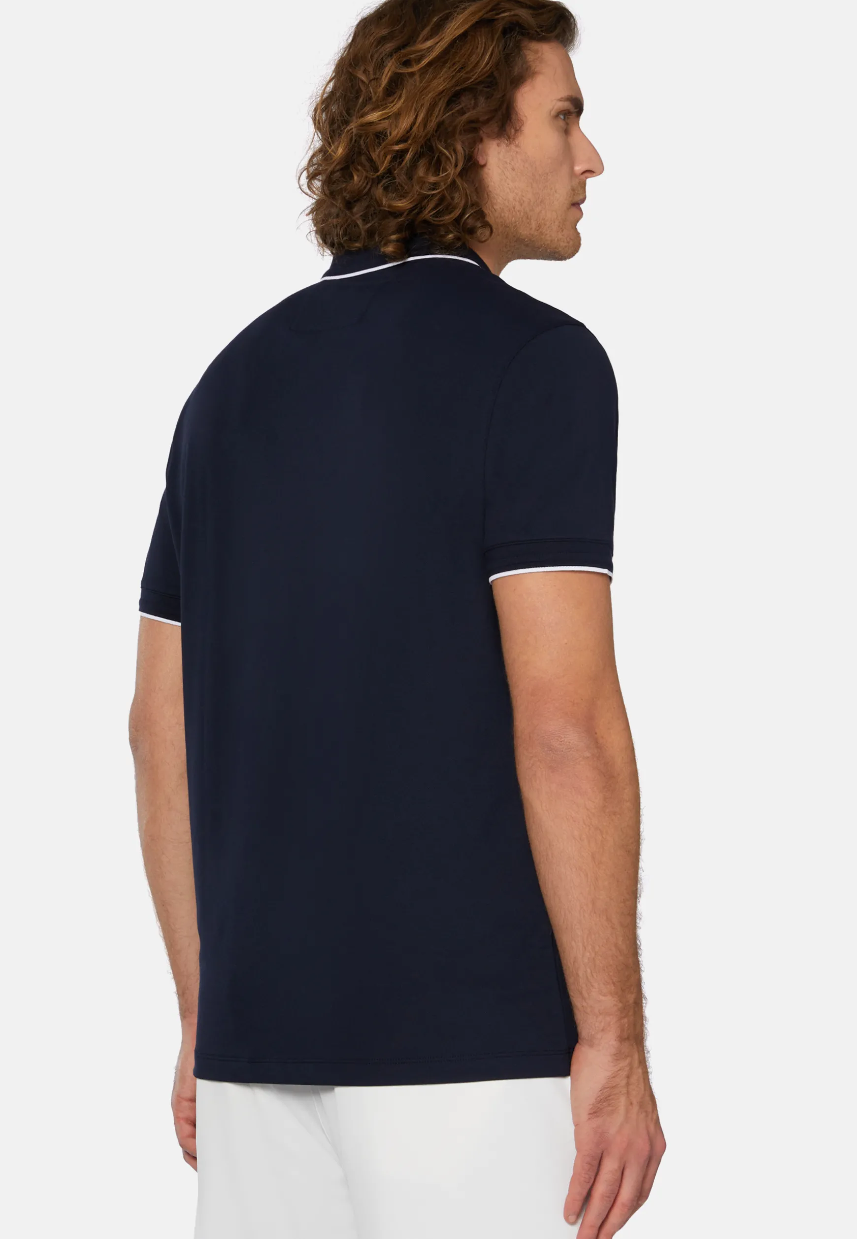 High-Performance Piqué Polo Shirt|Boggi Milano Hot