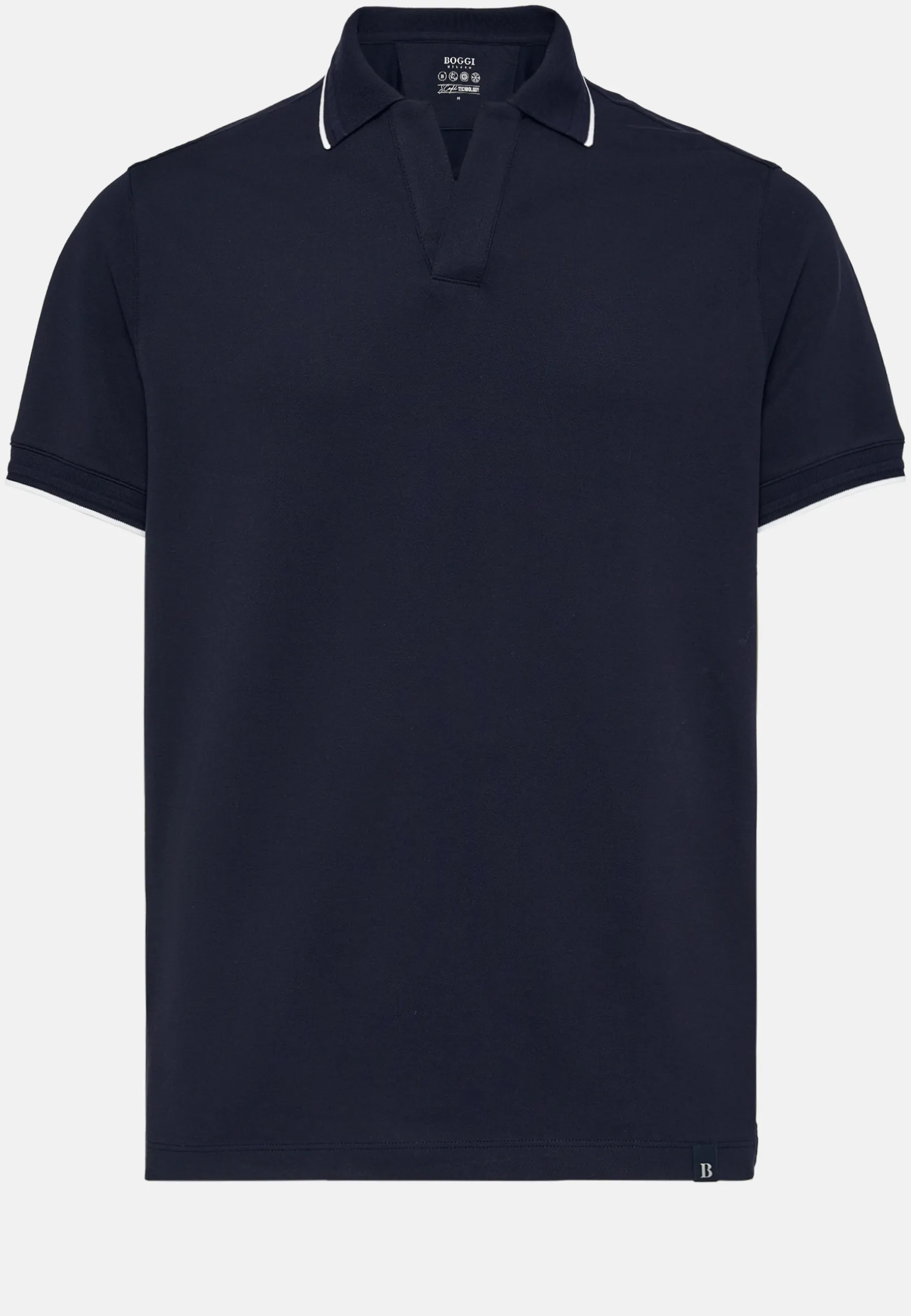 High-Performance Piqué Polo Shirt|Boggi Milano Hot