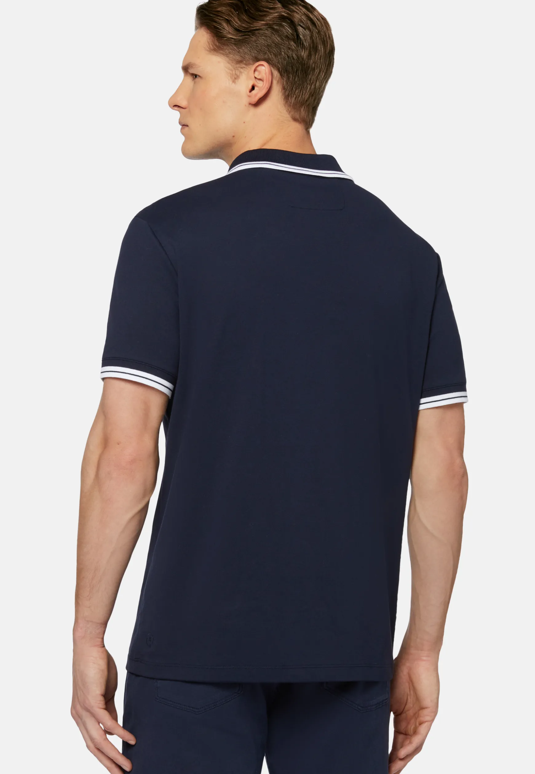 High-Performance Piqué Polo Shirt|Boggi Milano Fashion