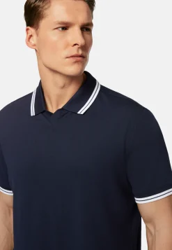 High-Performance Piqué Polo Shirt|Boggi Milano Fashion