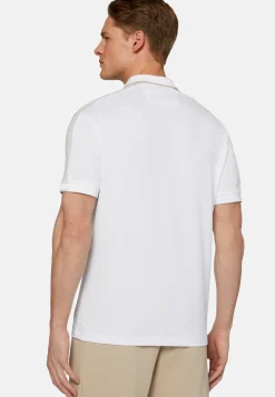 High-Performance Piqu&eacute; Polo Shirt|Boggi Milano Discount