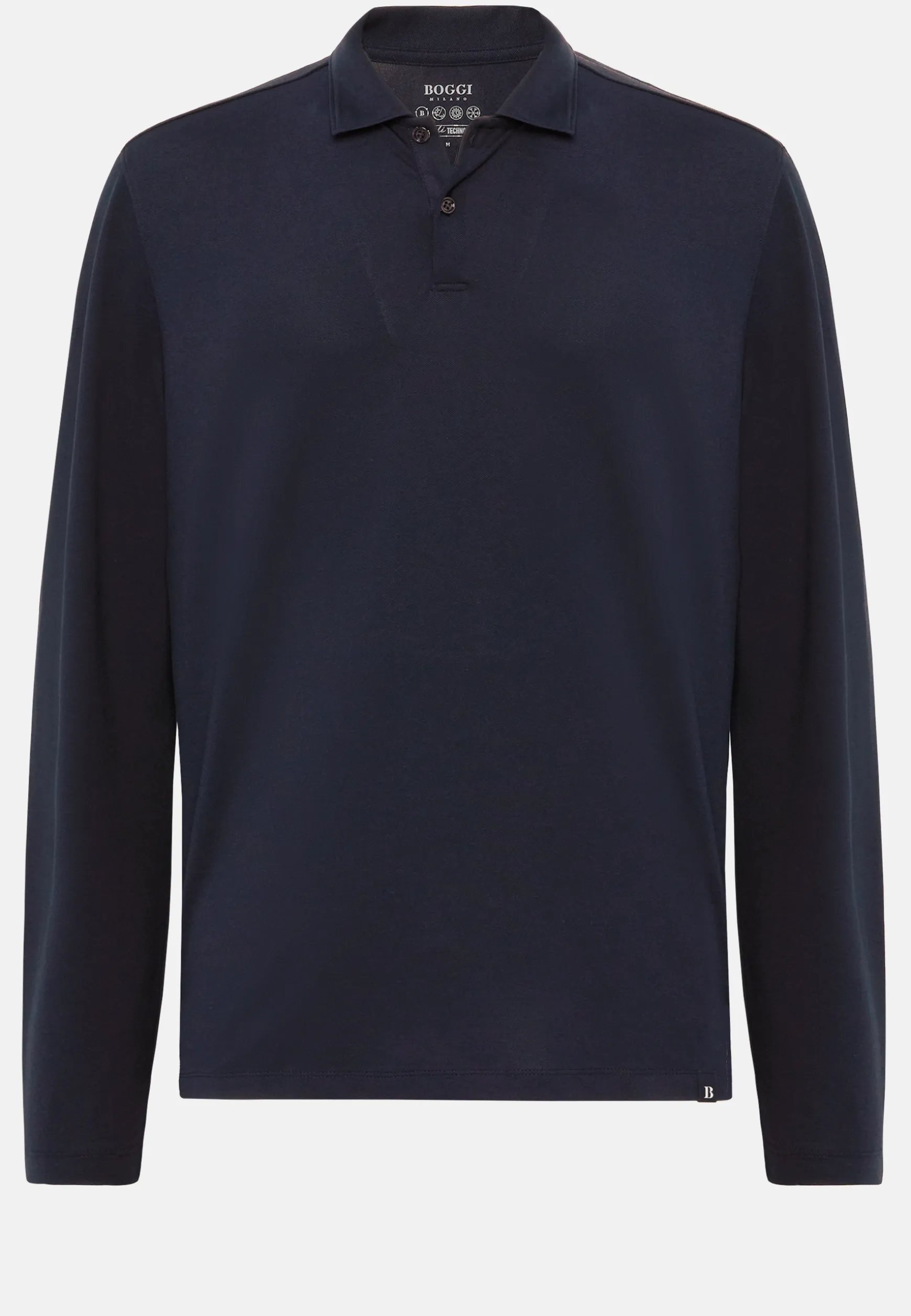 High-Performance Piqué Polo Shirt|Boggi Milano Clearance