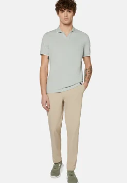 High-Performance Piqu&eacute; Polo Shirt|Boggi Milano Cheap