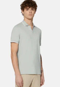 High-Performance Piqu&eacute; Polo Shirt|Boggi Milano Cheap
