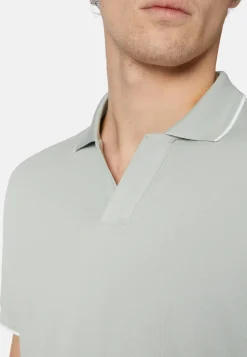 High-Performance Piqu&eacute; Polo Shirt|Boggi Milano Cheap
