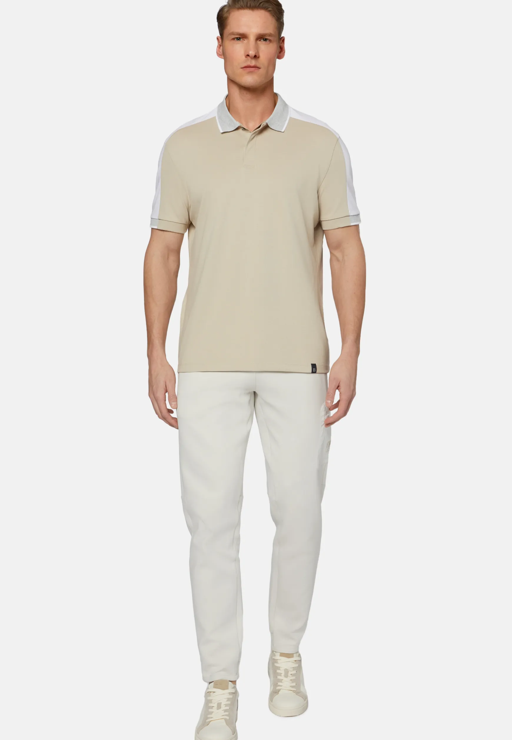 High-Performance Piqué Polo Shirt|Boggi Milano Best