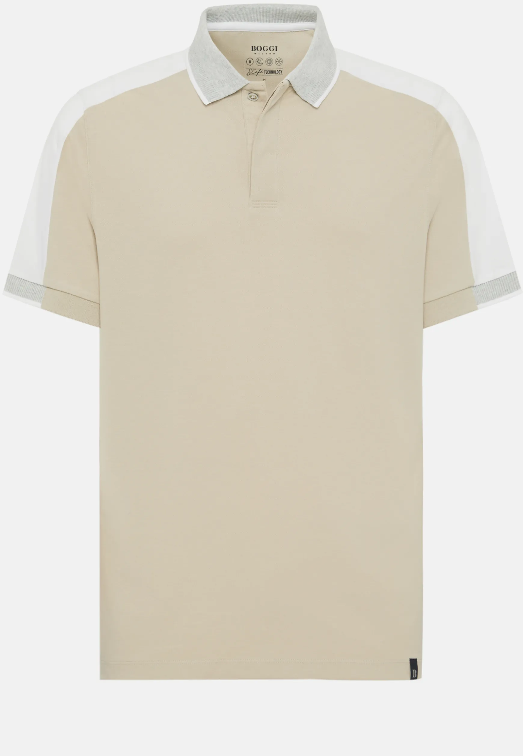 High-Performance Piqué Polo Shirt|Boggi Milano Best