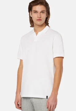 High-Performance Piqu&eacute; Polo Shirt|Boggi Milano Clearance