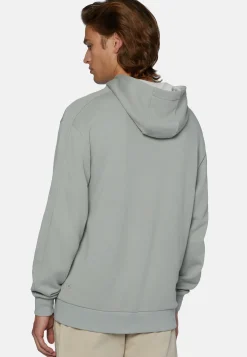 Hooded Sweatshirt in Organic Cotton Blend|Boggi Milano Cheap