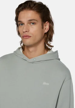 Hooded Sweatshirt in Organic Cotton Blend|Boggi Milano Cheap