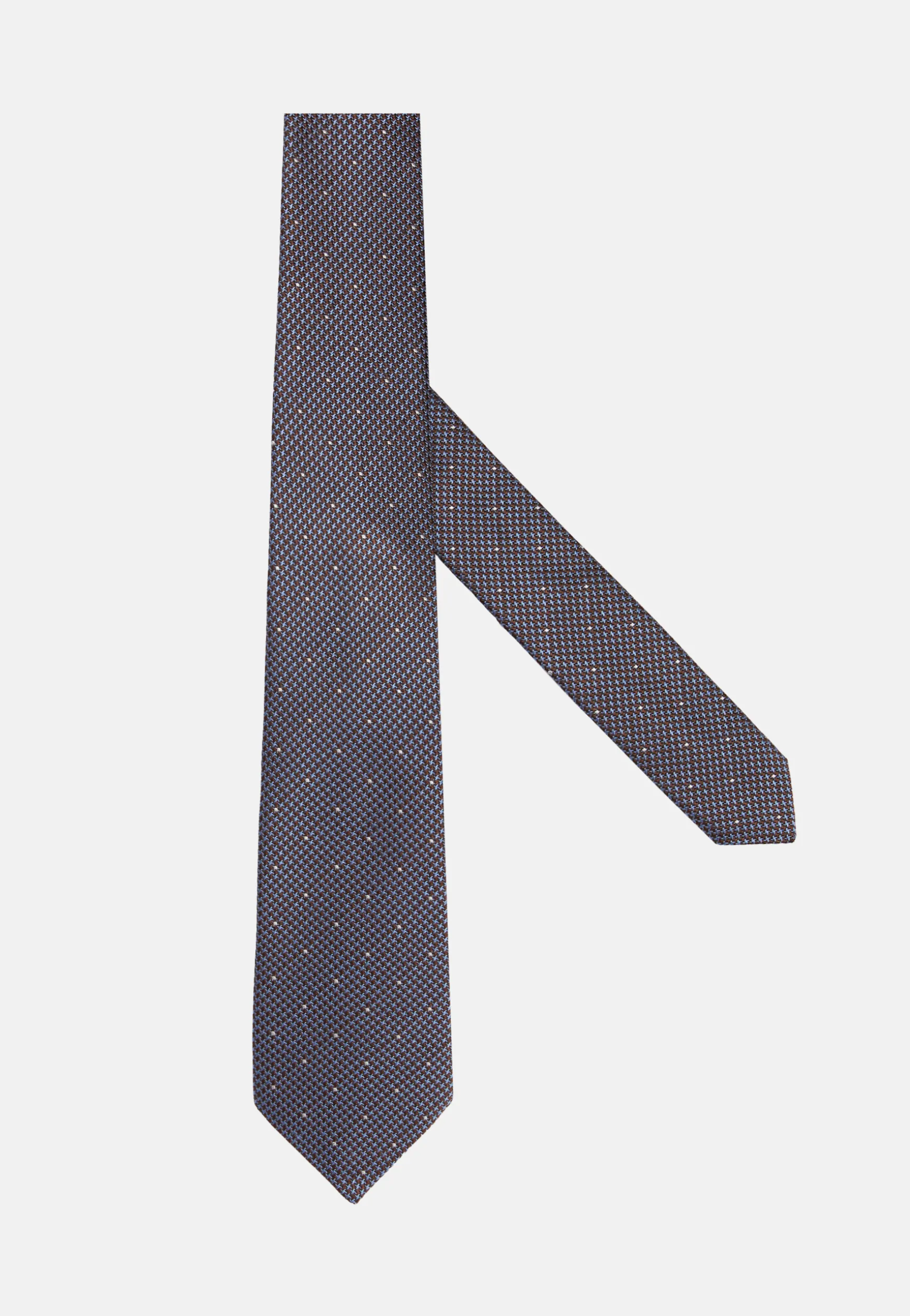 Houndstooth Pattern Silk Blend Tie|Boggi Milano Best Sale