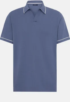 Cotton Crepe Knit Polo Shirt|Boggi Milano Best Sale