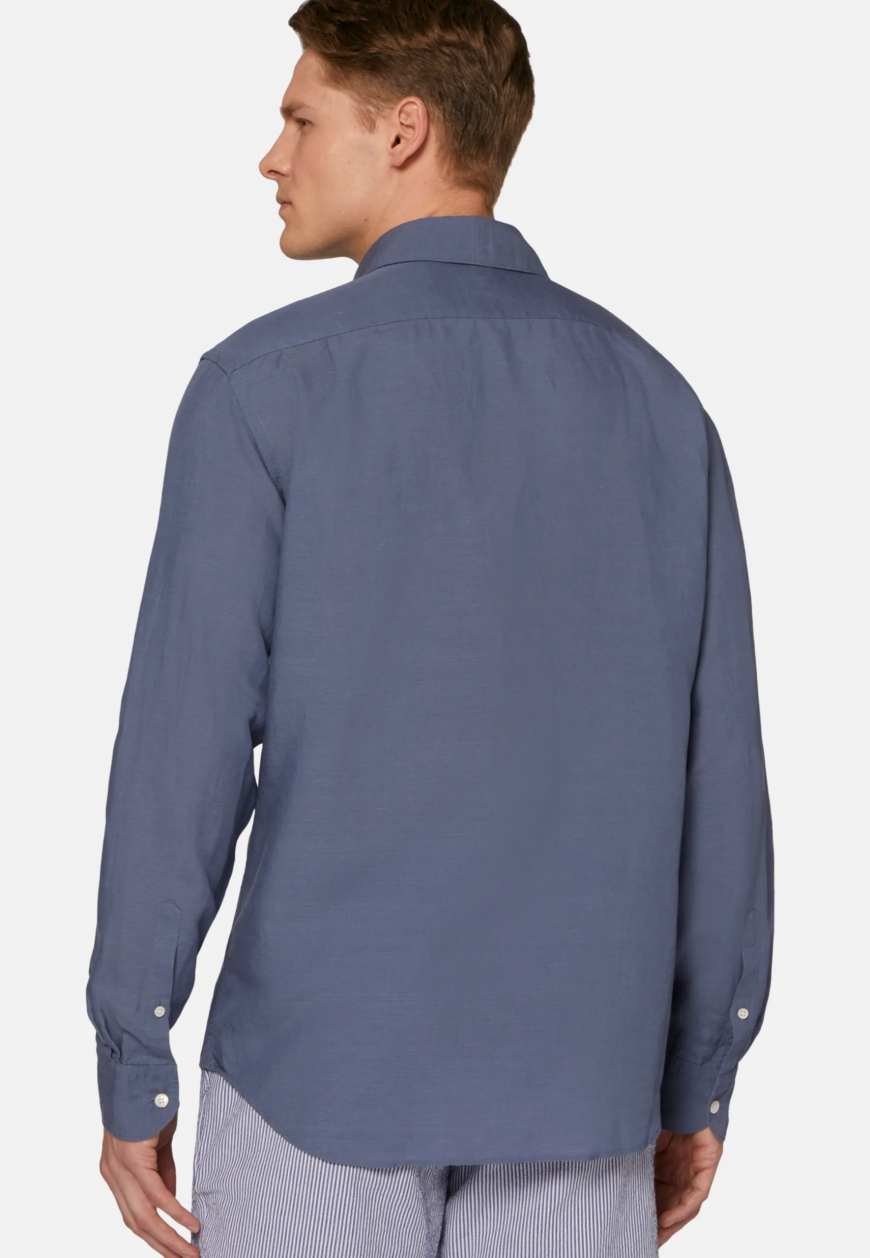 Regular Fit Tencel Linen Shirt|Boggi Milano Best
