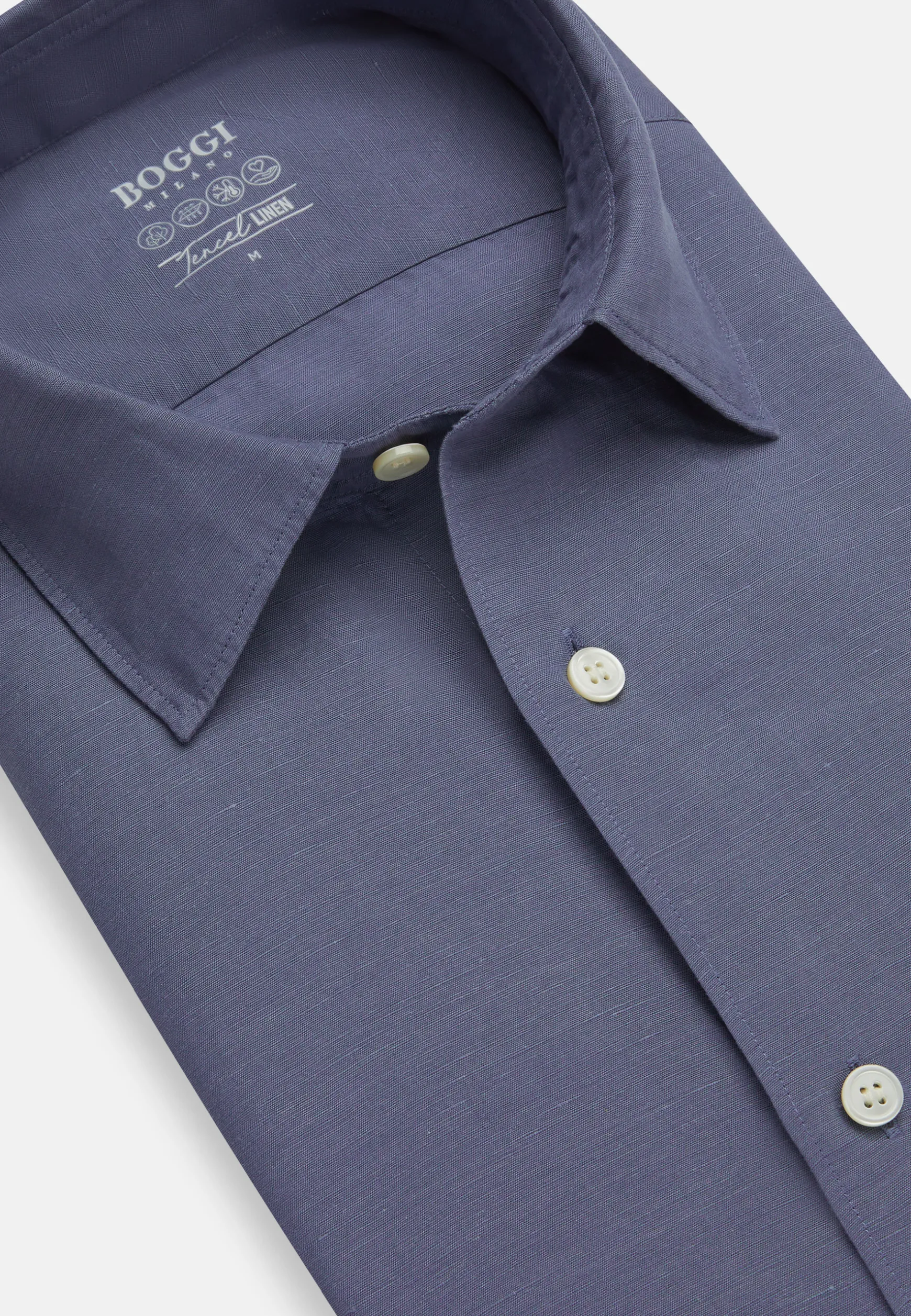 Regular Fit Tencel Linen Shirt|Boggi Milano Best