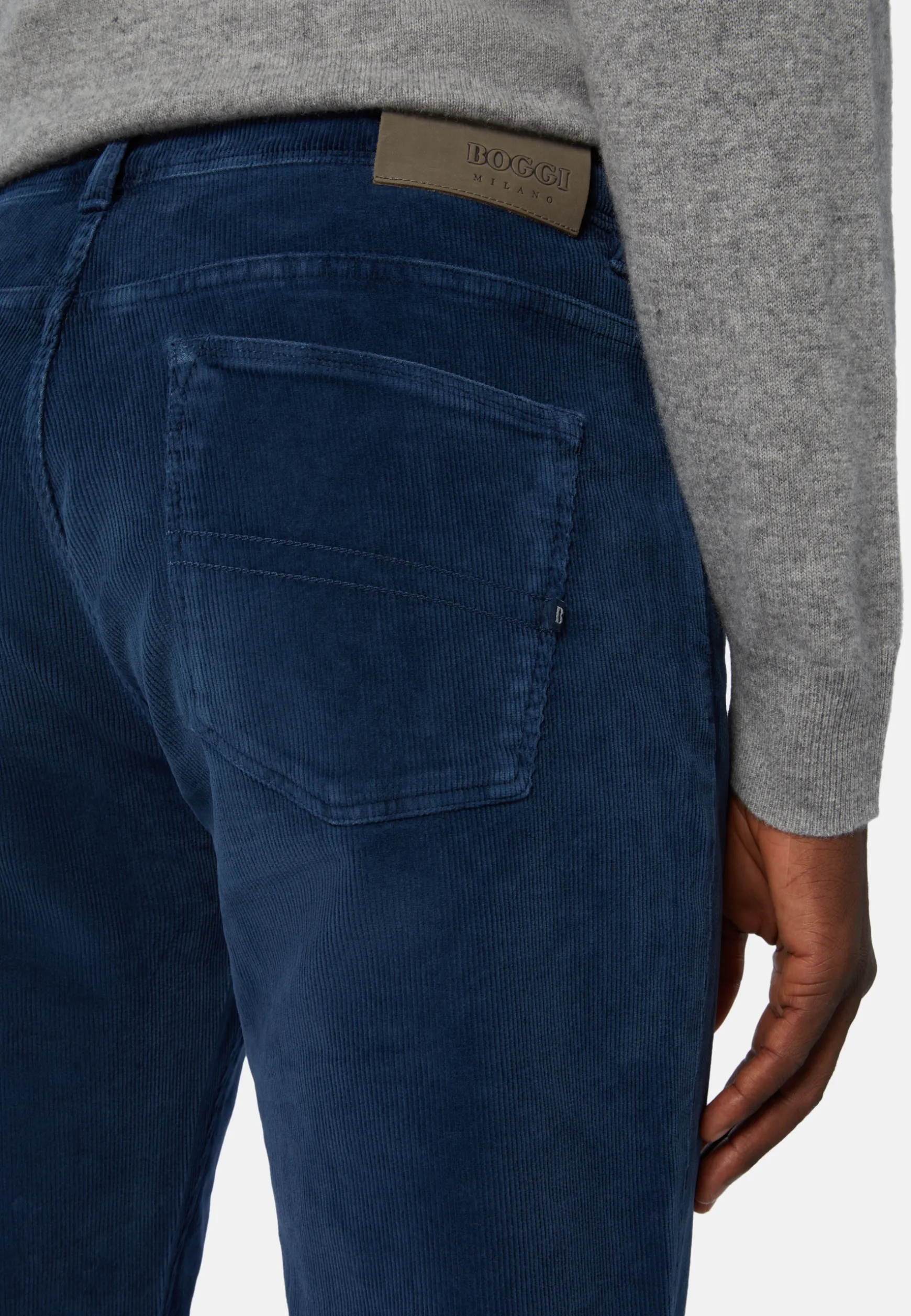 Jeans in Stretch Velvet|Boggi Milano Sale