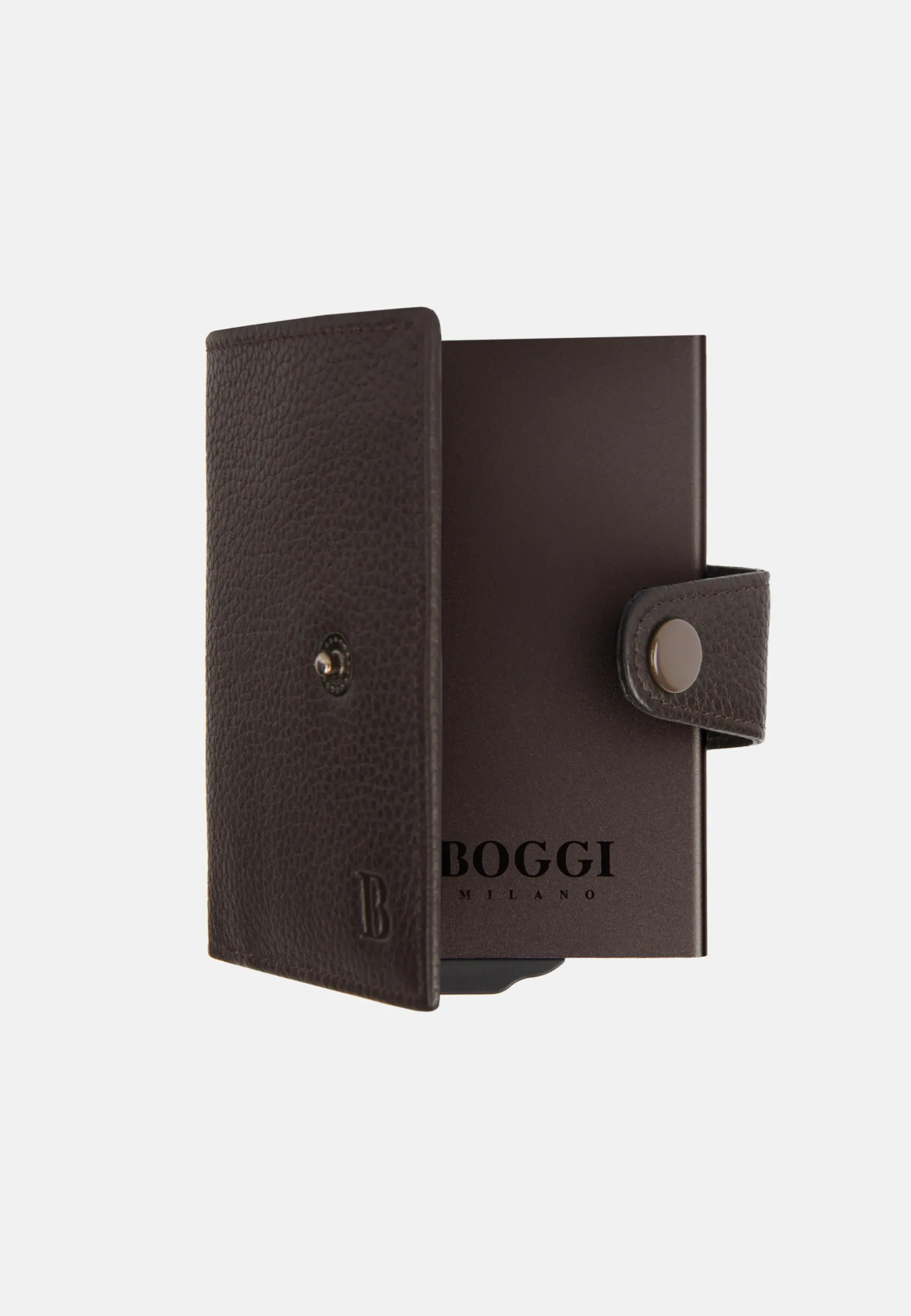 Leather Credit Card Holder|Boggi Milano Best Sale