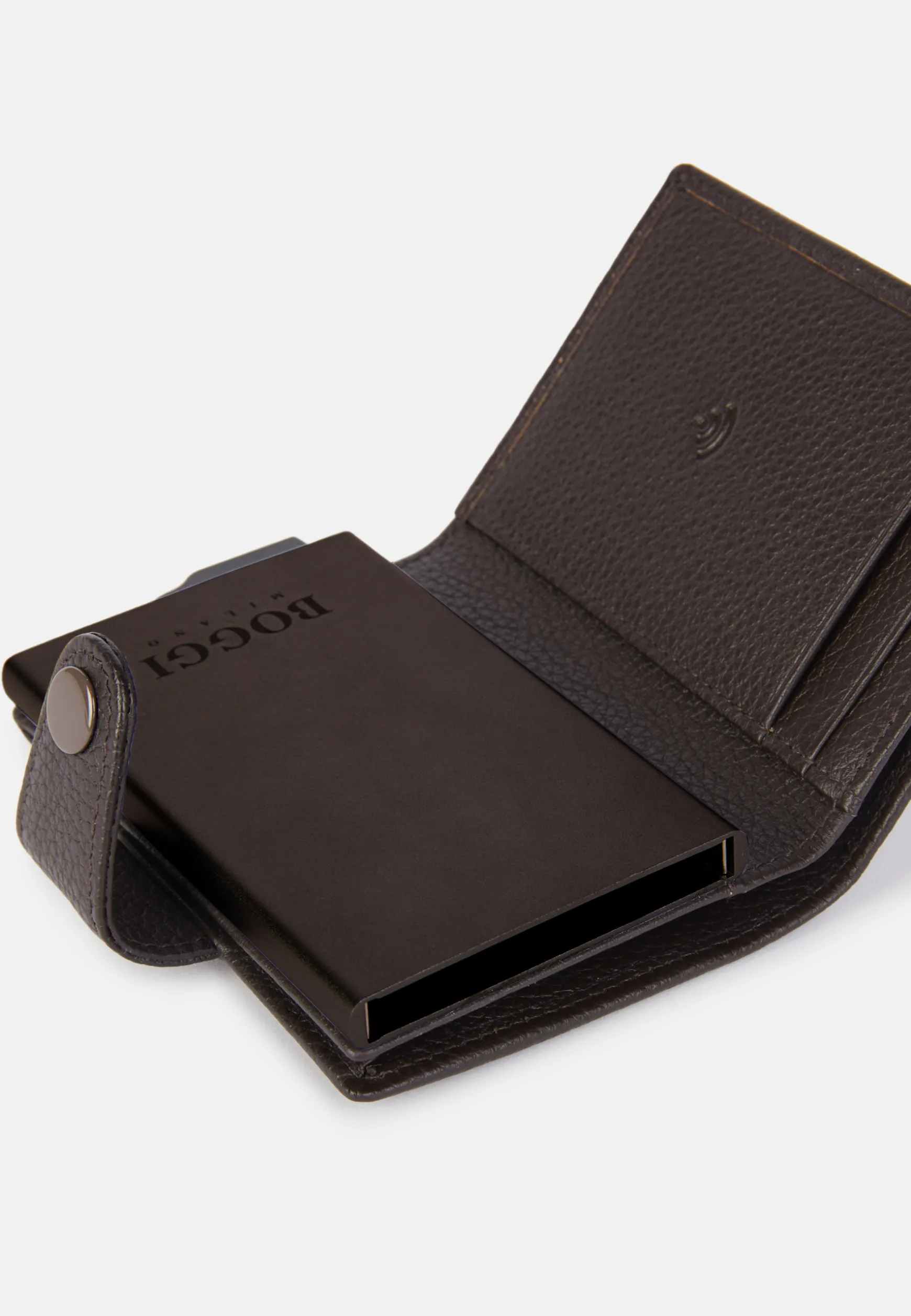 Leather Credit Card Holder|Boggi Milano Best Sale