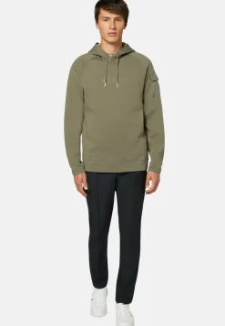 Light Recycled Scuba Hooded Sweatshirt|Boggi Milano Sale