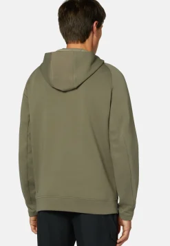 Light Recycled Scuba Hooded Sweatshirt|Boggi Milano Sale