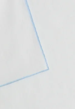 Linen Pocket Square With Contrasting Piping|Boggi Milano Sale