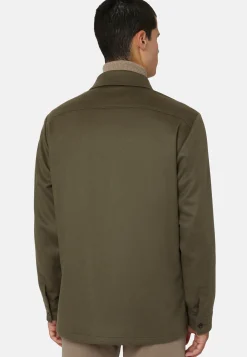 Link Shirt Jacket in Pure Cashmere|Boggi Milano Fashion