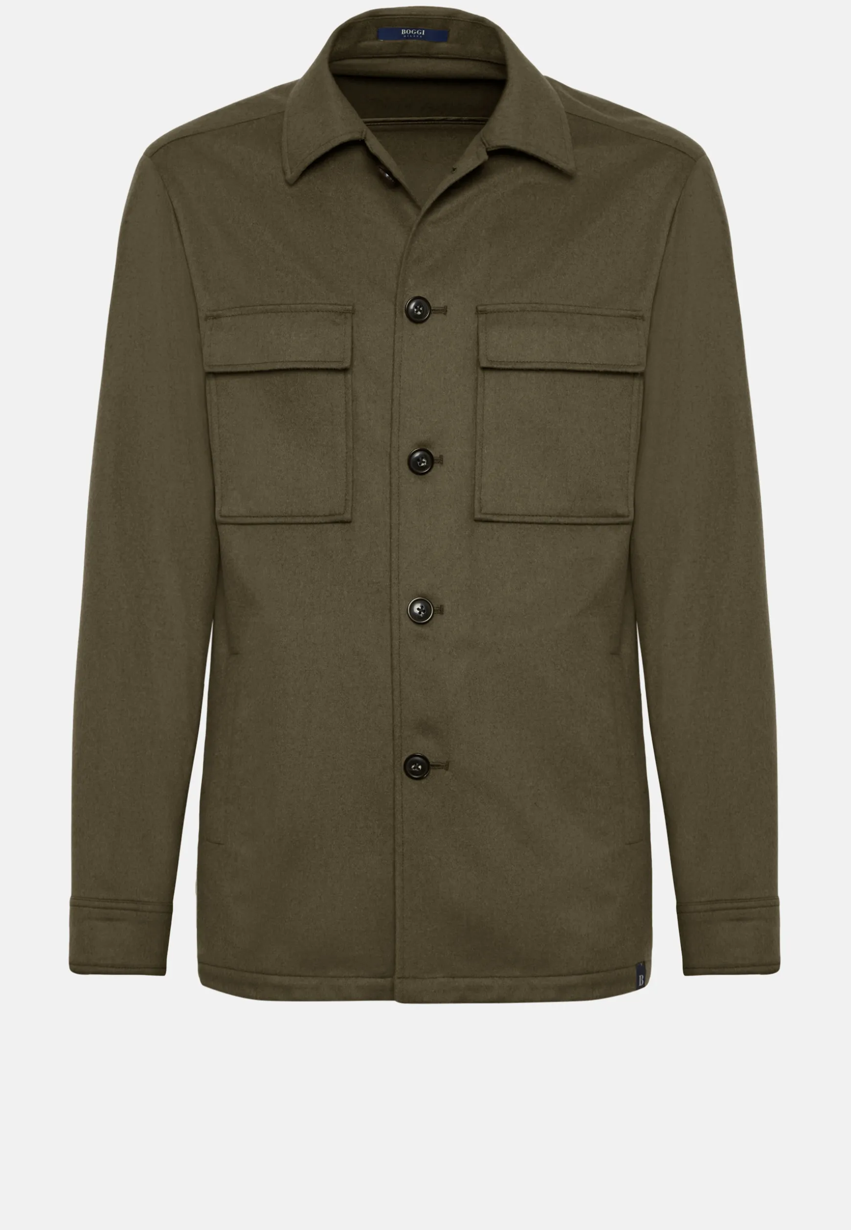 Link Shirt Jacket in Pure Cashmere|Boggi Milano Fashion