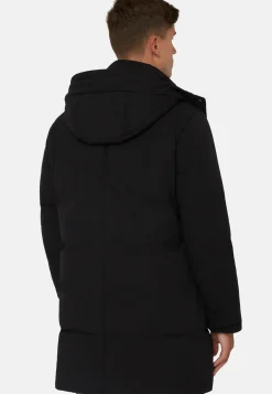 Long Jacket In Nylon Padded With B Tech Down|Boggi Milano Cheap