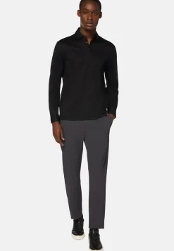Long Sleeved Regular Fit Polo Shirt In Pima Cotton Jersey|Boggi Milano Cheap