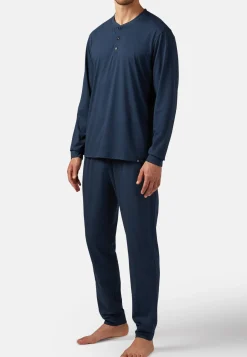 Long-sleeved Viscose Blend Pyjama T-shirt|Boggi Milano Best