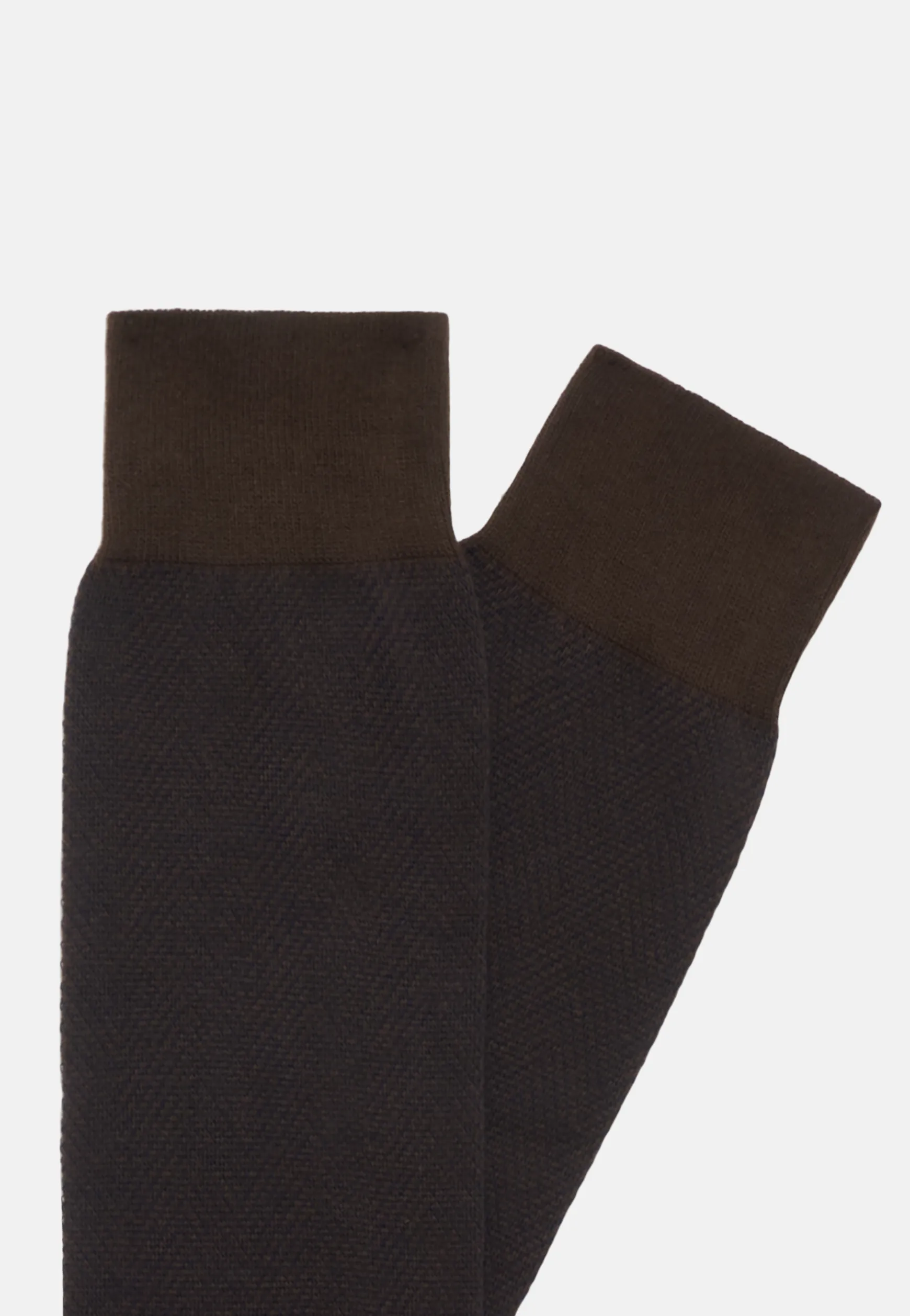 Macro Herringbone pattern Socks in Organic Cotton|Boggi Milano Cheap