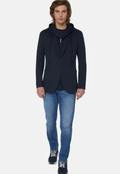 Madison Cotton Blend Sweatshirt Jacket|Boggi Milano Clearance