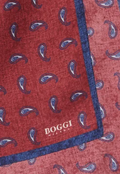 Micro Patterned Silk Pocket Square|Boggi Milano Outlet