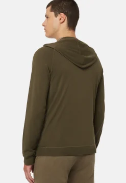 Full Zip Hooded Jumper in Superfine Merino Wool|Boggi Milano Clearance